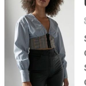 Urban Outfitters Pearla Corset Top